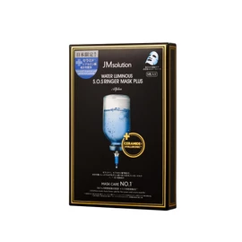 JM Solution Korean Skin Care Face Mask Pack, Moisturizing, Daily Care, UV Rays, Luminous Series (Water Luminous S.O.S. Ringer Mask Plus Alpha)