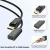 DisplayPort (DP) to HDMI Adapter Cable, Display Port to HDMI