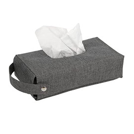 Toyo Case Strelia Cation Tissue Case, Gray, Size: Approx. W 9.4 x D 5.1 x H 2.6 inches (24 x