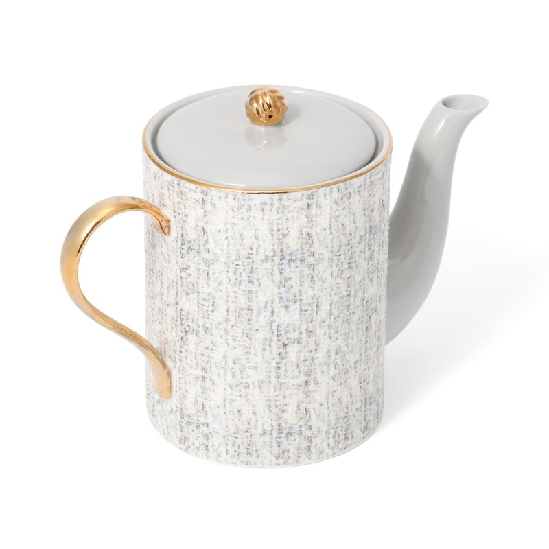 Francfranc Franc Tweed Teapot, Grey
