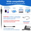 Wantek USB Headset with Microphone, 3.5MM Wired Computer Headset with