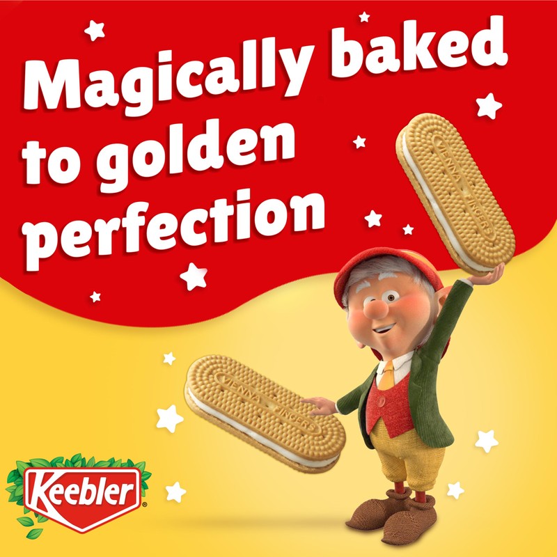 Keebler Vienna Fingers, Sandwich Cookies with Crème Filling, Family Size