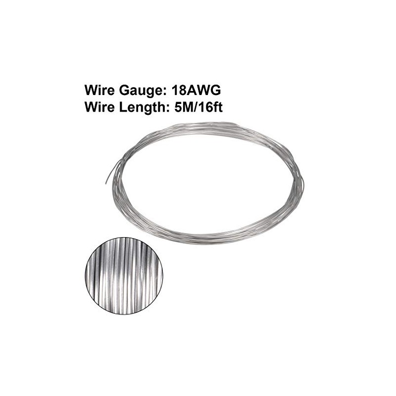 sourcing map 1 mm 18AWG Heating Resistance Cable Nichrome Wires