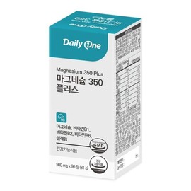Daily One 데일리원 마그네슘 350 플러스 대용량 900mg X 90정 1통32661078 Daily One Magnesium 350 Plus Large Capacity 900mg X 90 Tablets 1 Bottle 32661078