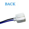 Leezhen 2pcs Cylinder Head Temperature Sensor Connector Wiring Harnesses 3U2Z14S411ARA