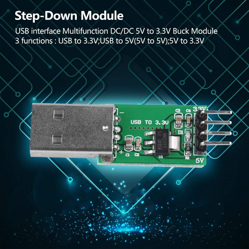 CE009 Step-Down Module, Step-Down USB Power Supply Module, 5 V