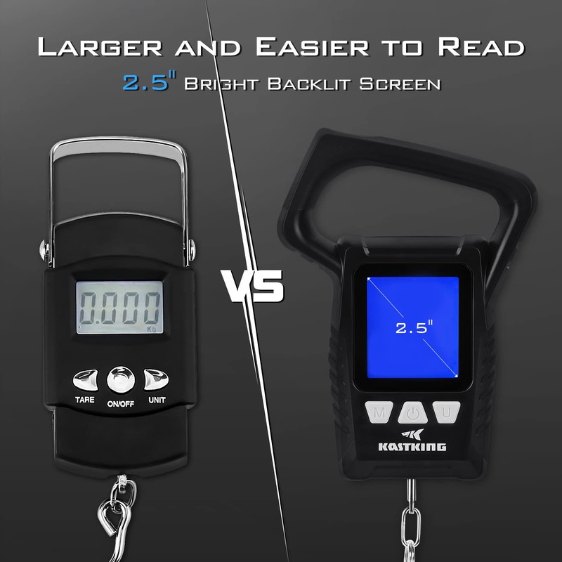KastKing Fish Scale, WideView Floating Waterproof Digital Scale with No-Puncture