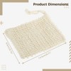 100 bolsas protectoras de jabón de sisal con cordón, bolsas