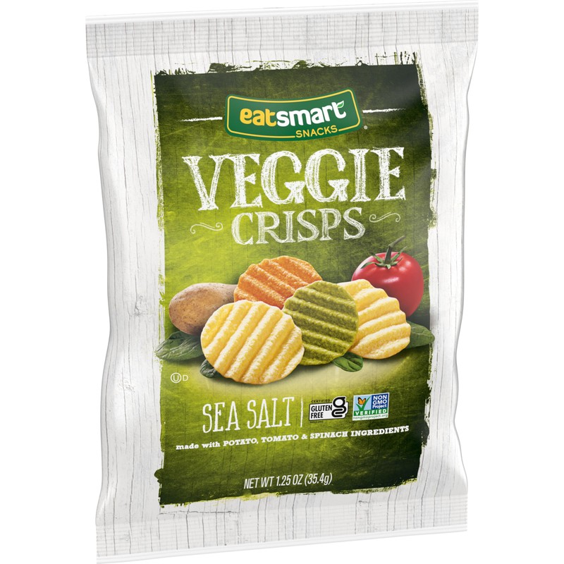 Eatsmart Snacks, Veggie Crisps with Sea Salt, 1.25 Oz (Pack