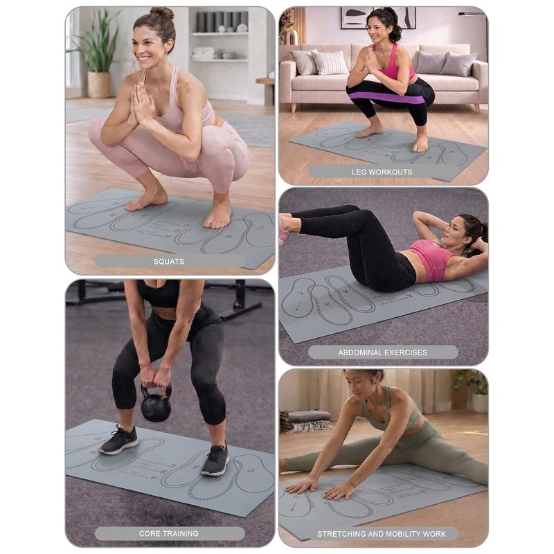 Non-Slip Squat Mat with Foot Position for Women – Ultimate