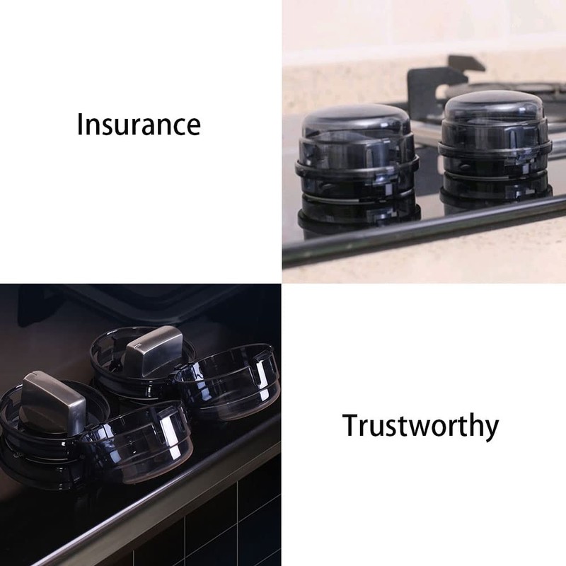 4 Pcs Stove Knob Covers Oven Knob Covers Child Locks