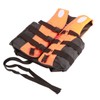 Polyester Adult Life Jacket Universal Swimming Drifting Ski Vest(Orange L)