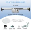 OHLECTRIC Saf-T-Brace For Ceiling Fans - Features 3 Teeth, Twist