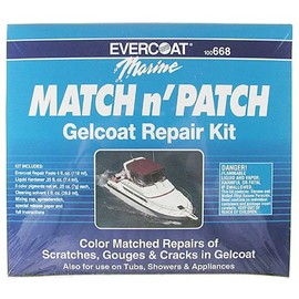 Evercoat 100668 Gel Coat Repair Kit, Match & Patch