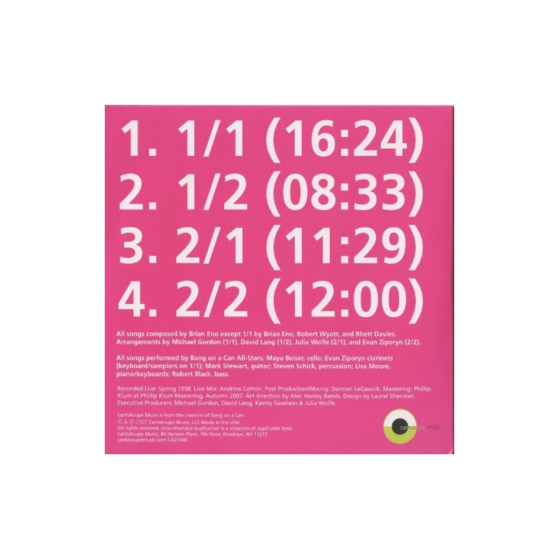 Music for Airports -2tr-