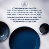 Corelle Stoneware Dinnerware Set, Handmade Reactive & Solid Glazed Ceramic