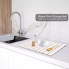 Rehomy Large Collapsible Dish Drying Mat for Kitchen Counter, 24L