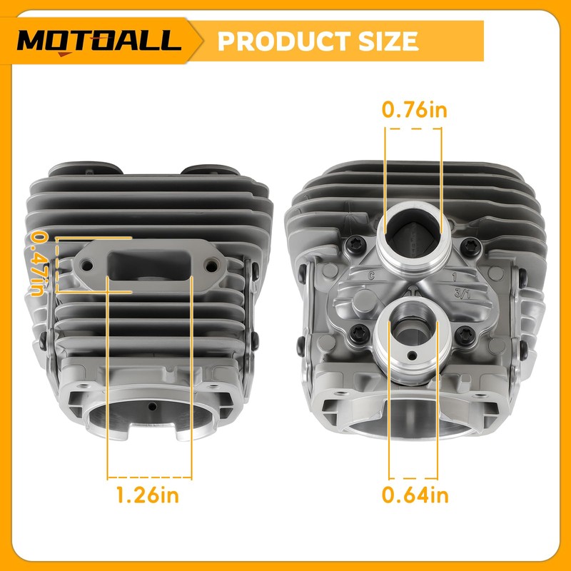 MOTOALL 4238 020 1202 Cylinder Piston Gaskets Kit For Stihl