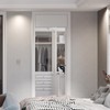 FINOSEN 6FT Commercial Grade Sliding Pocket Door Hardware Track Kit,Top