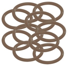 Mr O-Ring 206 Viton O-Ring, 75A Durometer, Brown, 1/2" ID, 3/4" OD, 1/8" Width (Pack of 10)