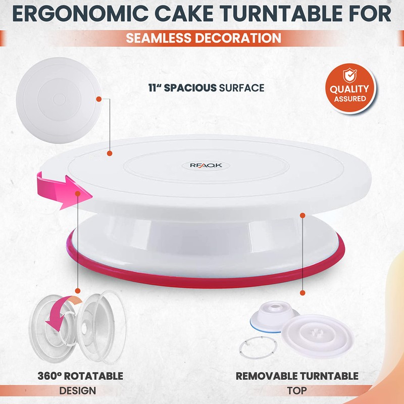 RFAQK 700PCs Cake Decorating Kit with Baking Supplies - Cake