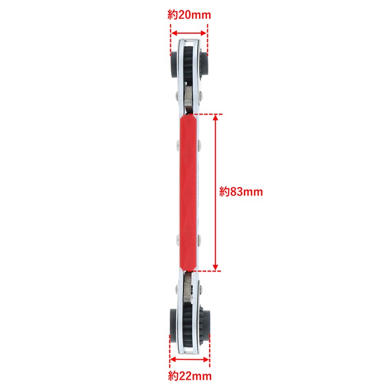 Takagi GISUKE Plate Ratchet Wrench Flex 8 x 9 x
