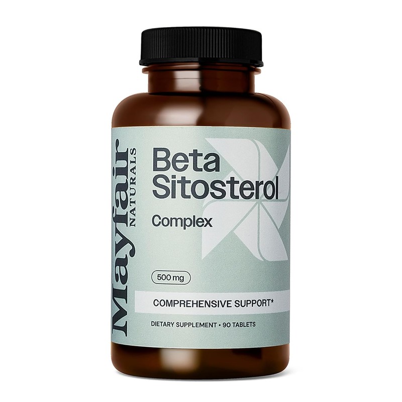 “Complejo Beta Sitosterol, 500mg, de origen vegetal, 90 tabletas, suplemento