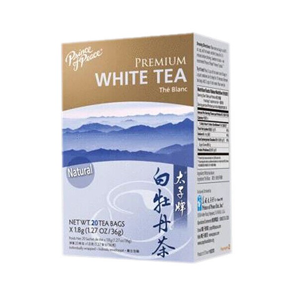 Premium White Tea 20 Bags by Prince Of Peace