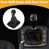 Partuto 5 Speed Manual Gear Shifter Knob with Cover -