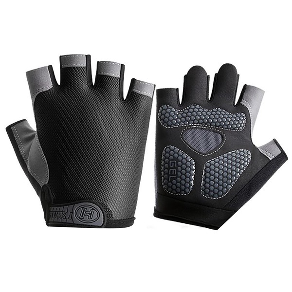 EULAPGOE Kids Half Finger Cycling Gloves Mittens Breathable Non Slip