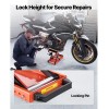 1500 Lbs Motorcycle Scissor Lift Jack Wide Deck with Lock
