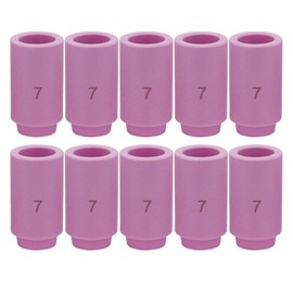 13N11 7# TIG Alumina Nozzle Ceramic Cups Fit PTA SR DB WP 9 20 25 TIG Welding Torch Accessories 10PK (13N11 7#)