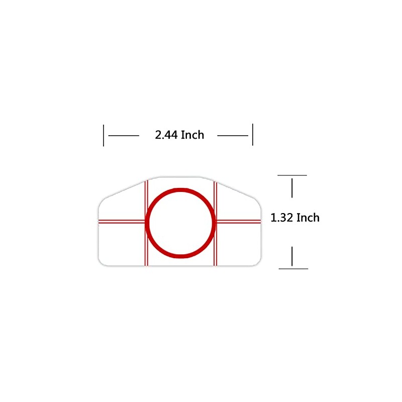 Top label Golf Driver Impact Tape Labels,240 Pcs Golf Impact