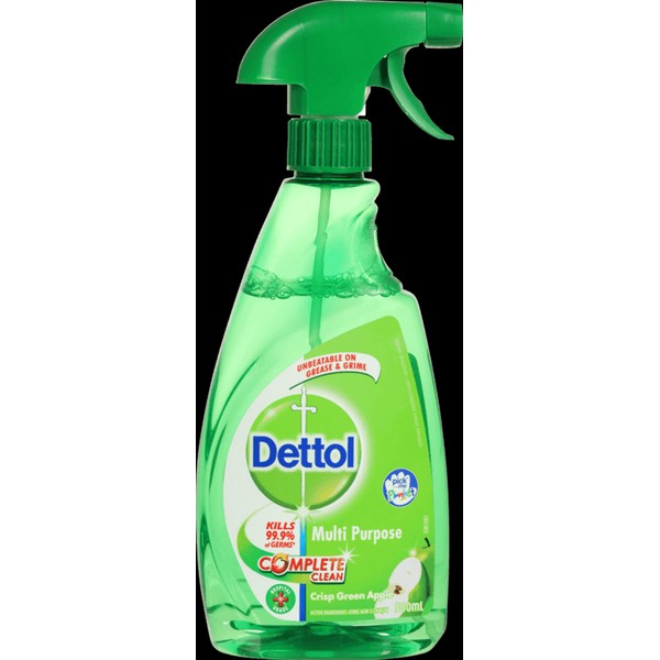 Dettol Multi Purpose Surface Cleaner Spray 500ml - Crisp Green Apple
