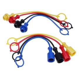 JZGRDN 1/4" Hydraulic Quick Coupler Dust Cap & Plug Set for Kubota LA301 LA302 LA304 LA350 LA351 LA352 LA364 LA401 LA402 LA403 LA434 LA463 LA504 LA181 LA203 LA210 B2301 B2601 B2650 B3350 BX22 BX23