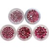 Nail Ssen Nail Art Nail Stone Parts MC Stone Round Pink / 네일쎈 네일아트 네일스톤파츠 MC스톤 원형 핑크