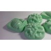 5pc Mistletoe Scented Guest Soaps - Pinecone and Poinsettia Design