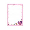 JuNa-Experten A5 Letter Paper Set with Envelopes Owl for Girls