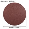uxcell 8" Hook and Loop Sanding Discs 40 Grit Aluminum