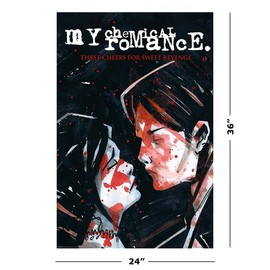 My Chemical Romance - Music Poster (Three Cheers For Sweet Revenge - Album Cover) (Size: 24" x 36") (Black Poster Hanger)