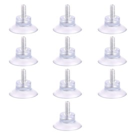 KINMAD 10 Pcs M8x13mm Rubber Strong Suction Cup Screw with Sucker Hanger Pads Diameter 35mm for Glass Table Tops