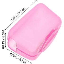 50 Unidades Fundas Ventiladas para Cepillos de Dientes, Fundas Protectoras Aplicables para Viaje, Portacepillos Portátiles para Higiene Dental Hogar y Viajes