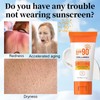 Collagen Sunscreen SPF 90 Face Sun Cream，Non Greasy Sun Protection