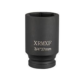 37 mm Hexagonal Impact Socket 3/4 Inch (Length: 80 mm)