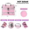 Hot Sugar Makeup Kit for Teens with Train Case, Portable