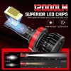 CHUSYYRAY For Chevy Malibu 2004-2012 4PC LED Headlight Bulb Hi-Low