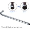 Rain Shower Head With Extension Arm, NearMoon Square Shower Heads,