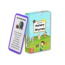 Nursery Rhyme Cards for Babies and Toddlers, Early Learning Resources, Educational Preschool Children's Toys