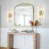 Ondersley Gold Sconces Wall Set of 2, 2-Light Modern Brushed