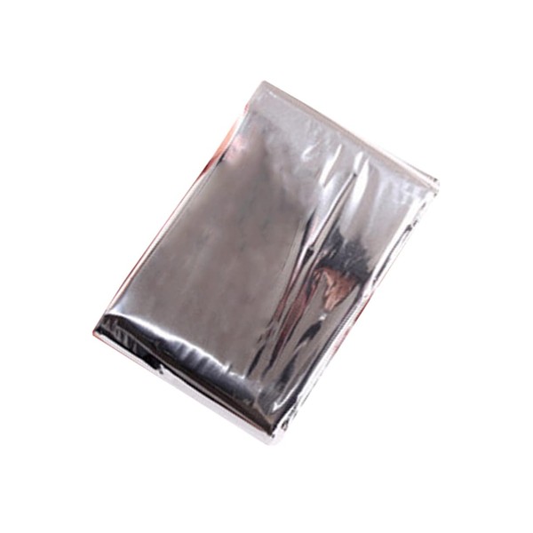 Kisangel Survival Blanket Reflective Foil Emergency Hiking Gear Windproof Compact